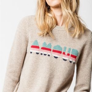NWT Zadig & Voltaire Cashmere Amour Sweater Sz M
